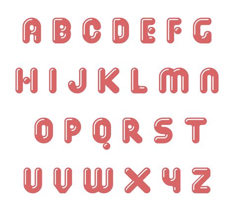 Cute Printable Bubble Letters